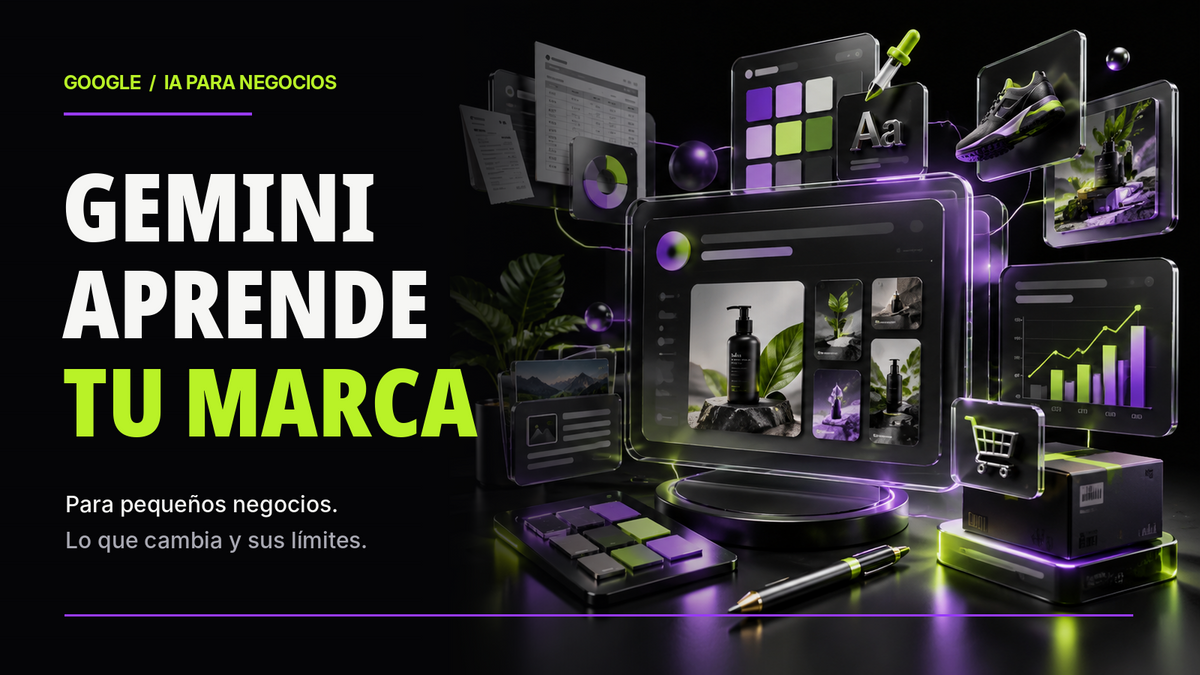 Gemini para pequeñas empresas: cómo cambia el trabajo con marca, datos y aplicaciones